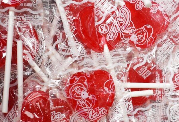 CERDAN Sucette petit coeur cerise (x1)
